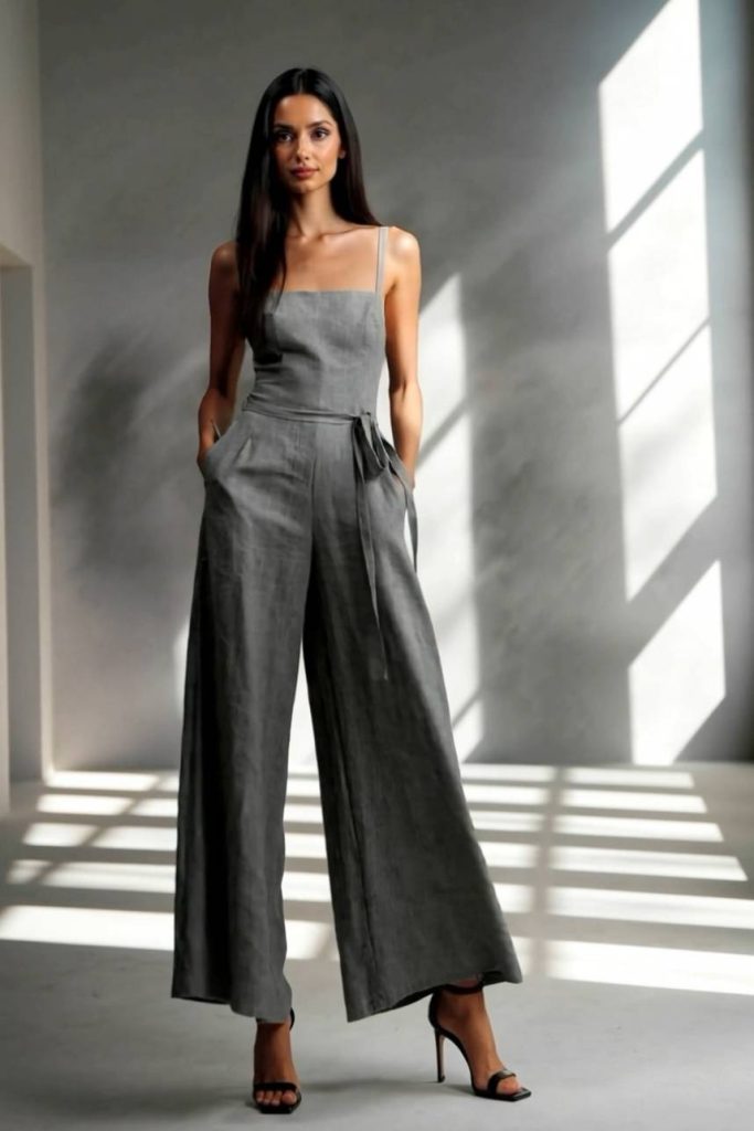 Wide-Leg Jumpsuit
