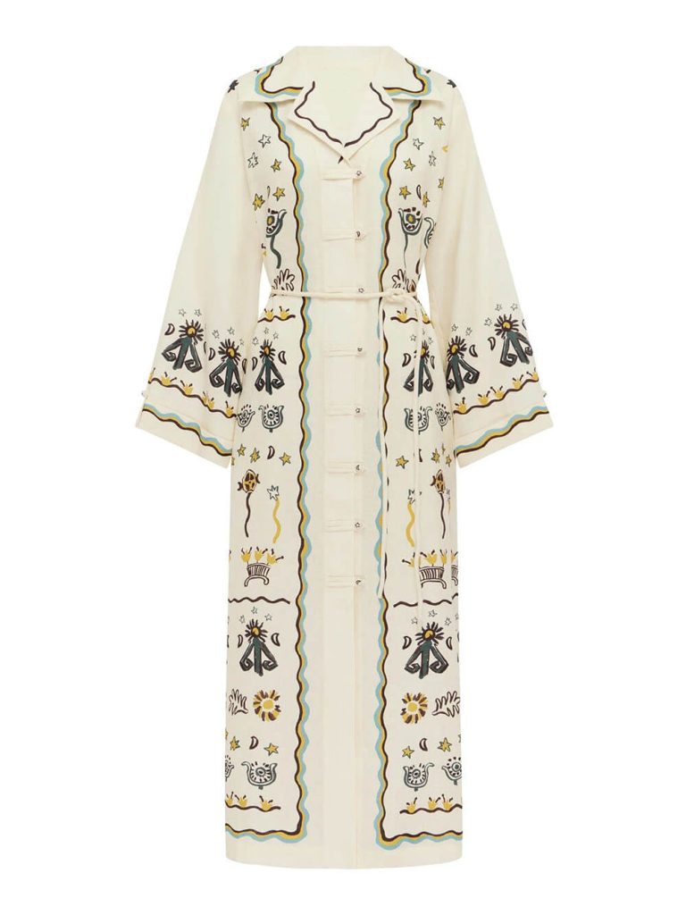 Printed Loose Fit Maxi Dress