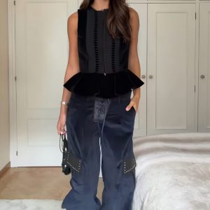 Sleeveless Two-Piece Set